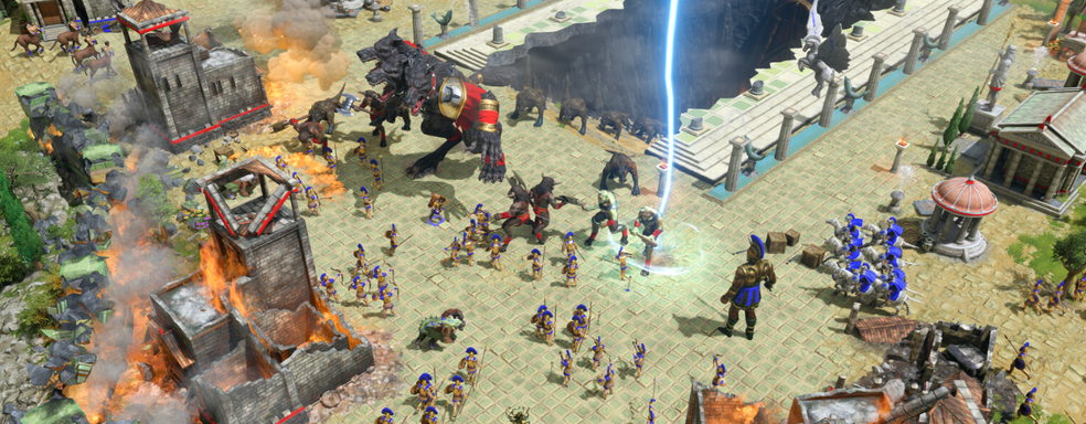 Новую Age of Mythology Retold сравнили с оригинальной игрой