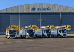 Авиаперевозчик Air Astana получил 2 противообледенительные машины от датской компании Vestergaard