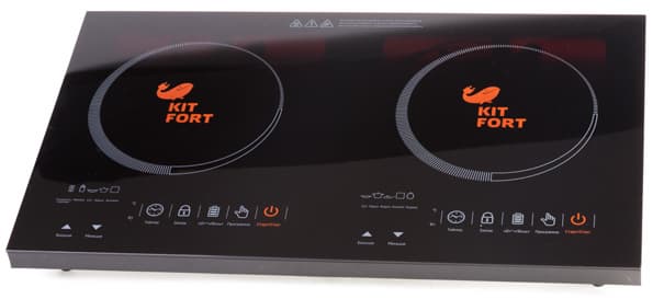 Двухконфорочная индукционная плита Kitfort KT-105