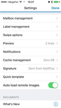 MailPlus на iOS MailPlus на iOS