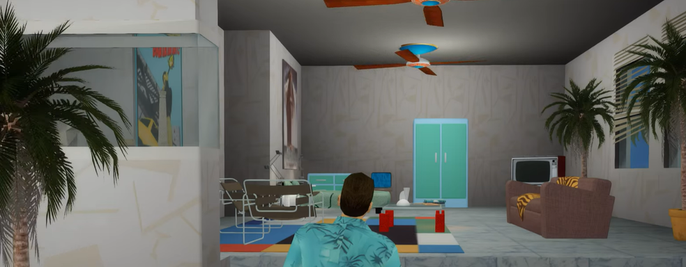 Авторы GTA Vice City Nextgen Edition на движке GTA 4 добавили освещение в интерьеры и сравнили с оригинальной версией