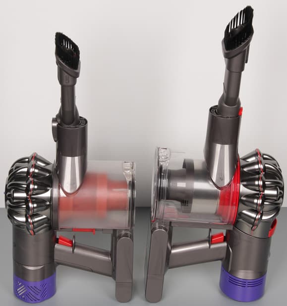 Пылесос Dyson V8 Absolute, сравнение с Dyson V6