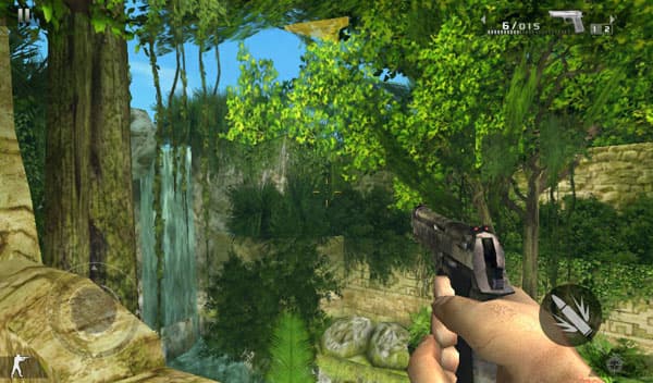 Modern Combat 3 на планшете BlackBerry PlayBoo