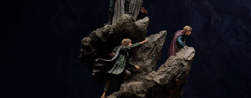 Приключения в Мории: Weta Workshop показала статую «Братства Кольца» из кинотрилогии «Властелин колец»