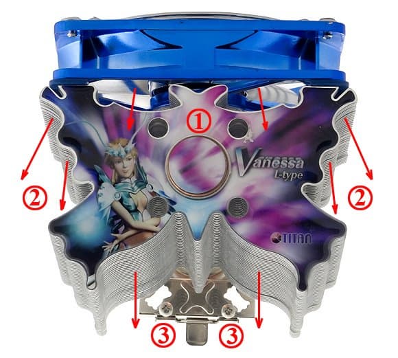 Кулер Vanessa L-type