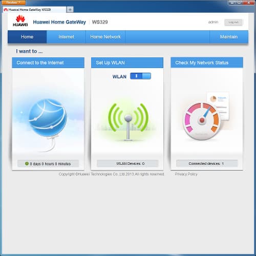 Настройка Huawei WS329 Настройка Huawei WS329
