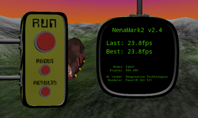 Обзор Fly IQ441. Скриншоты. Тестирование графической подсистемы в NenaMark 2.2