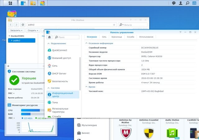 Виртуализация DSM