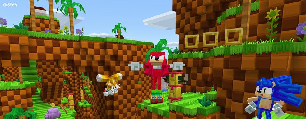 Новое дополнение для Minecraft добавляет в игру Соника