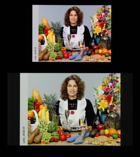 Обзор смартфона LG G Flex 2. Тестирование дисплея