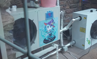 Китаянка показала, как охлаждают ПК с RTX 4090 при помощи большого кондиционера