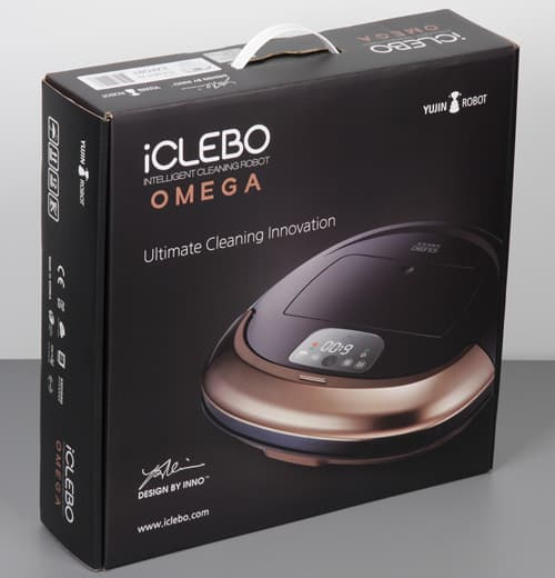 iClebo Omega, коробка iClebo Omega, коробка