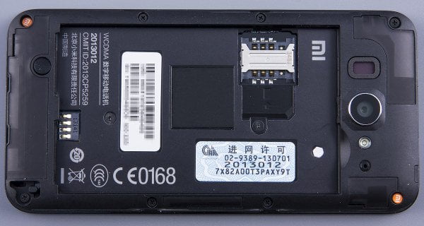 Xiaomi Mi2S без крышки