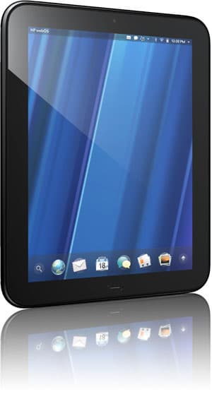 Внешний вид планшета HP TouchPad