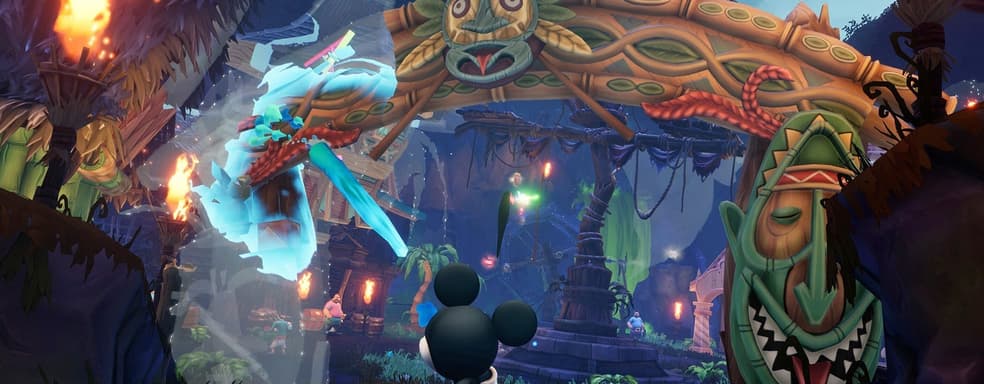 Сражения и мрачный мир в геймплее Epic Mickey: Rebrushed