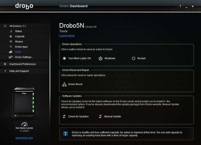 Drobo Dashboard