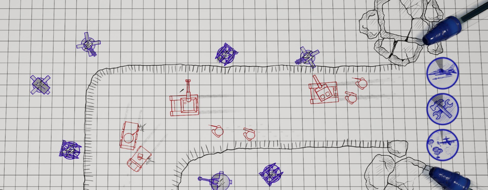 Paper Battlefield Painted Strategy Gets New Units and "Naval Battle" Mission