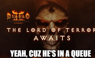 Игроки в Diablo 2 Resurrected часами ожидают возможности попасть в игру, а разработчики советуют игнорировать длину очереди