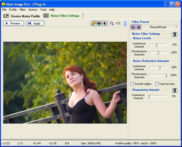 Снижение уровня шума с помощью Neat Image Pro