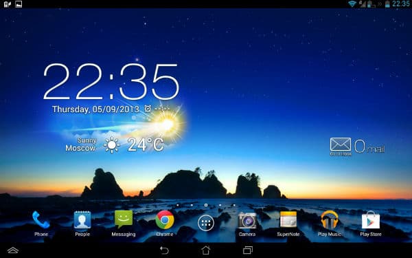 Скриншот ASUS Padfone Infinity