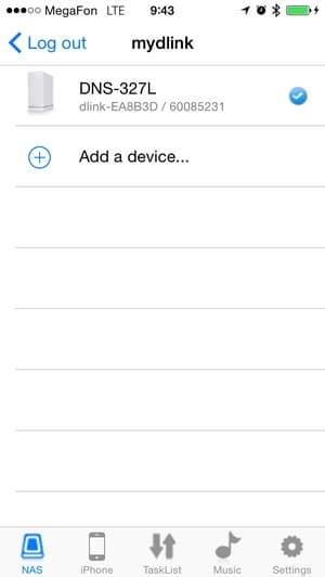 Мобильный доступ к D-Link DNS-327L