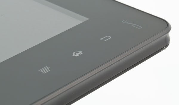 Сенсорные кнопки на планшете MIReader M801