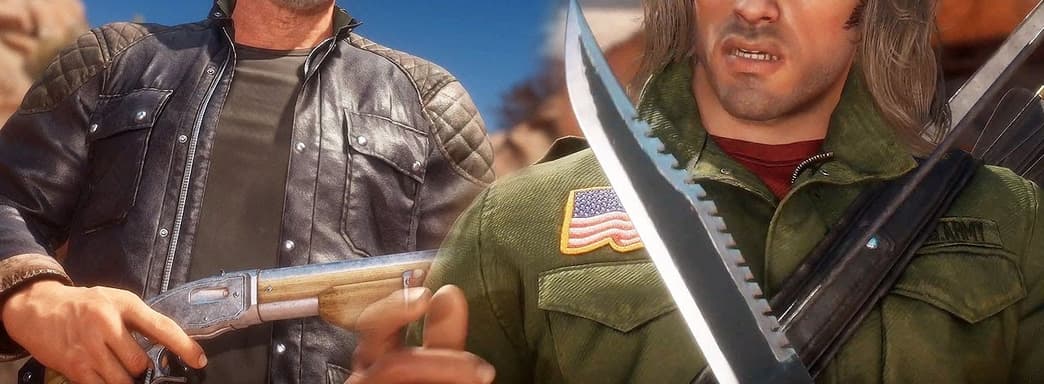 Сталлоне или Шварценеггер? – Рэмбо дерётся с Терминатором в новых роликах Mortal Kombat 11