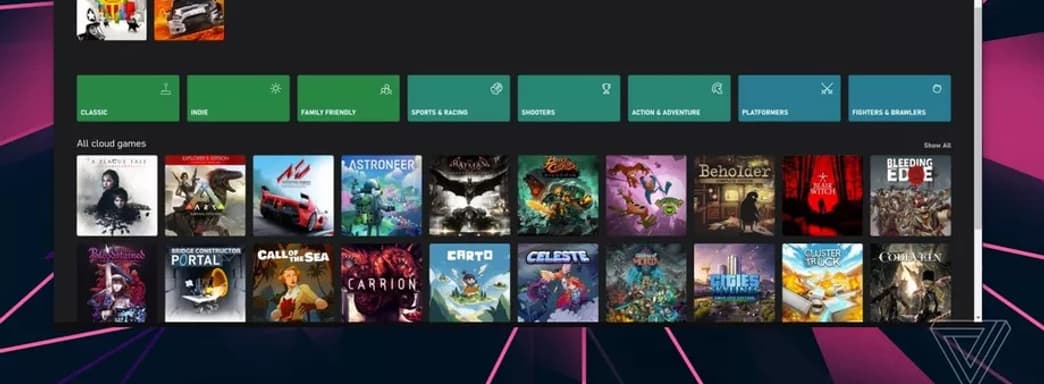 Xbox Game Pass для ПК в новой форме становится все ближе. Microsoft показала скриншоты xCloud в браузере