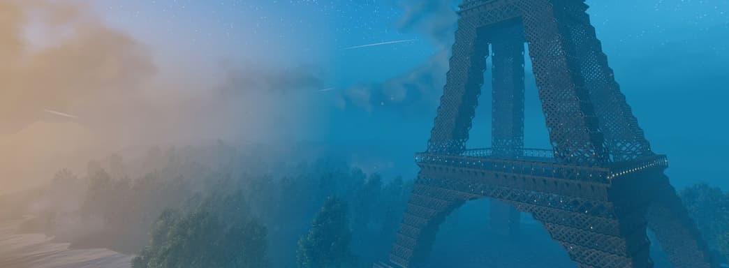 Фанат Valheim построил огромную Эйфелеву башню из 40 тысяч элементов за две недели