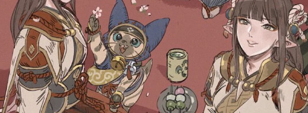 Опубликован концепт арт Monster Hunter Rise с Миното и Хиноа