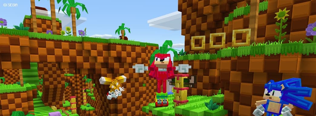 Новое дополнение для Minecraft добавляет в игру Соника
