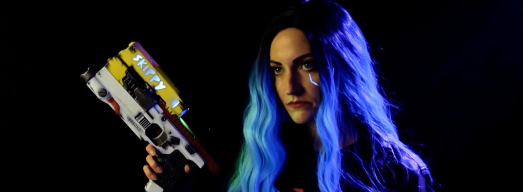 Энтузиаст изготовил «говорящее оружие» из Cyberpunk 2077