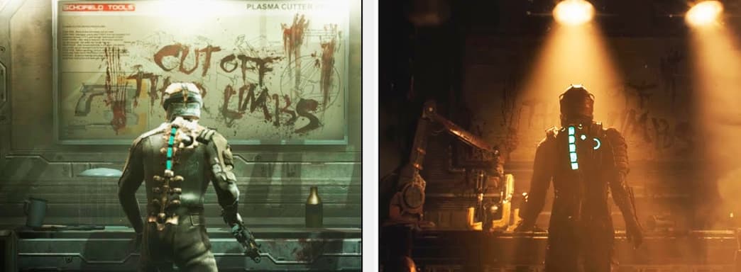 Видео сравнение графики ремейка Dead Space с оригинальной игрой