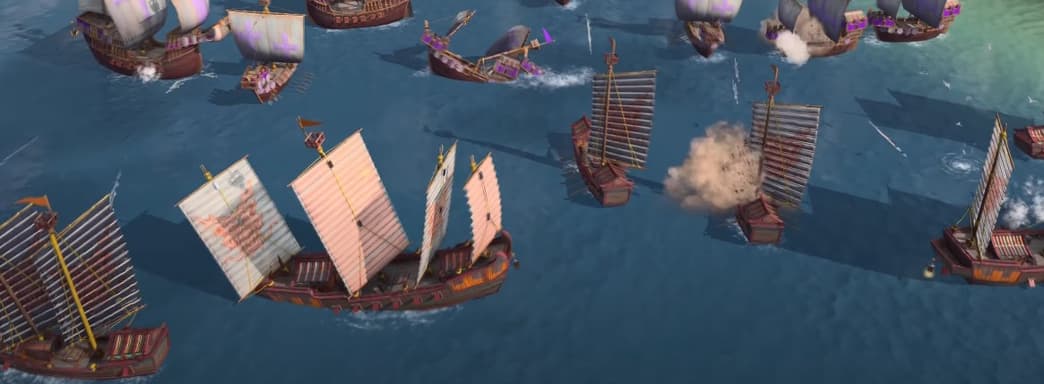 Морские сражения в Age of Empires 4. Разработчики выпустили небольшой материал