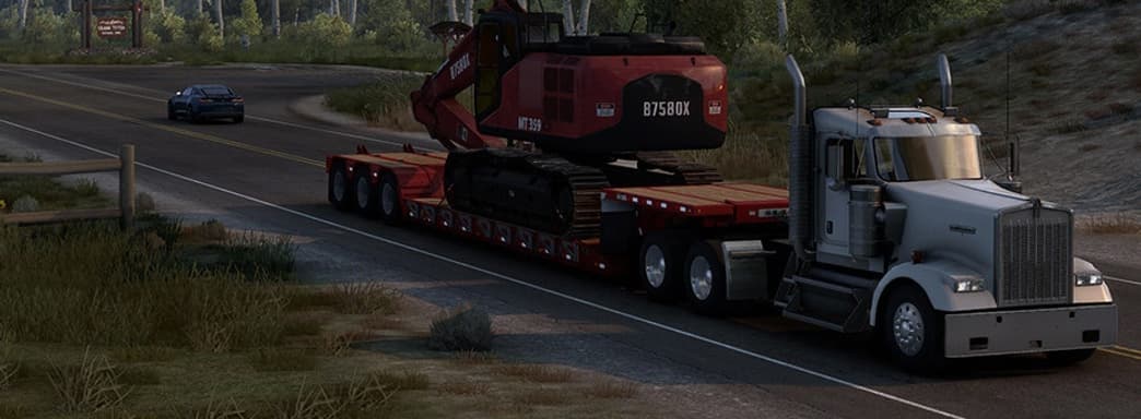 Видео: 20 минут езды по Wyoming — демонстрация игрового процесса American Truck Simulator