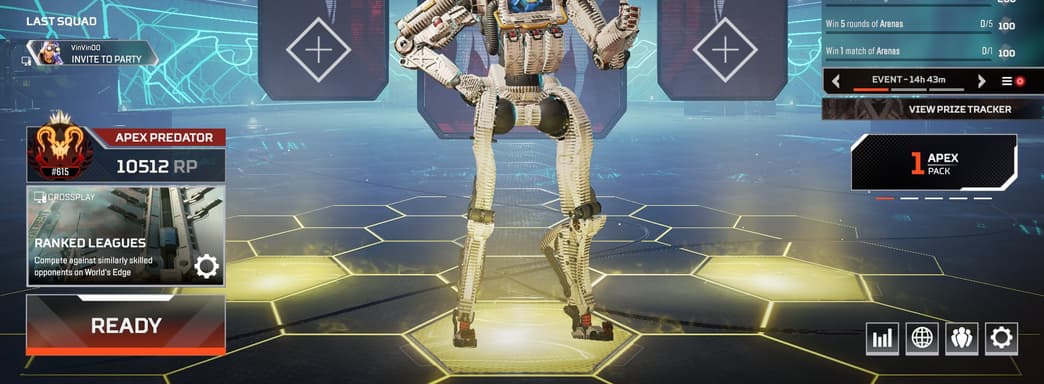 Стример за 54 часа достиг высочайшего ранга в Apex Legends