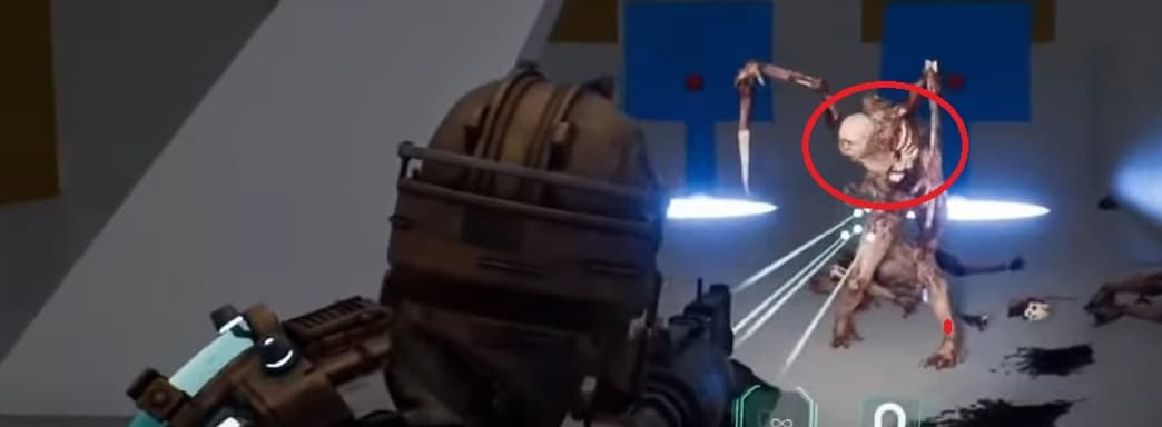 В ремейке Dead Space от некроморфов можно отрывать куски мяса и обнажать кости