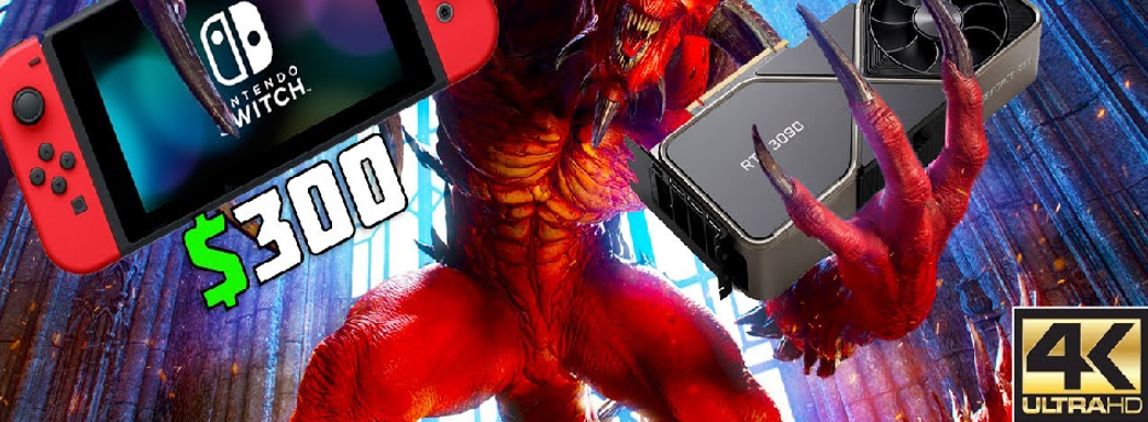 Видео сравнение графики Diablo 2 Resurrected на ПК с RTX 3090 и Nintendo Switch — разницы почти нет