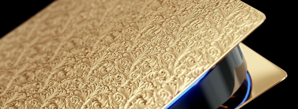 Любуемся роскошной PS5 в 18-каратном золоте за 350 000 долларов. Новое безумие Caviar