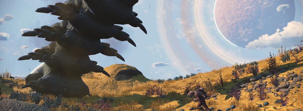 В No Man's Sky появился песчаный червь из «Дюны»