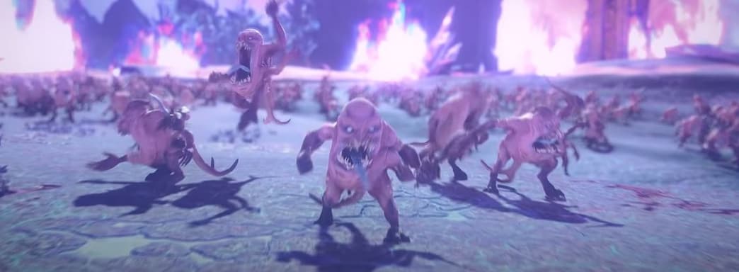 Розовые ужасы Тзинча наводят беспорядок в новом трейлере Total War: Warhammer 3