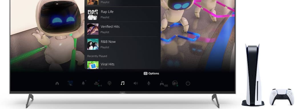 Теперь на PlayStation 5 можно не только смотреть игры, но и слушать музыку