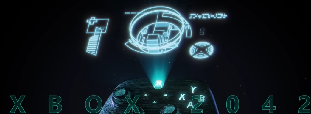 Microsoft представила Xbox 2042 — концепт игровой консоли будущего. Фрагмент ролика напоминает презентацию PlayStation 5
