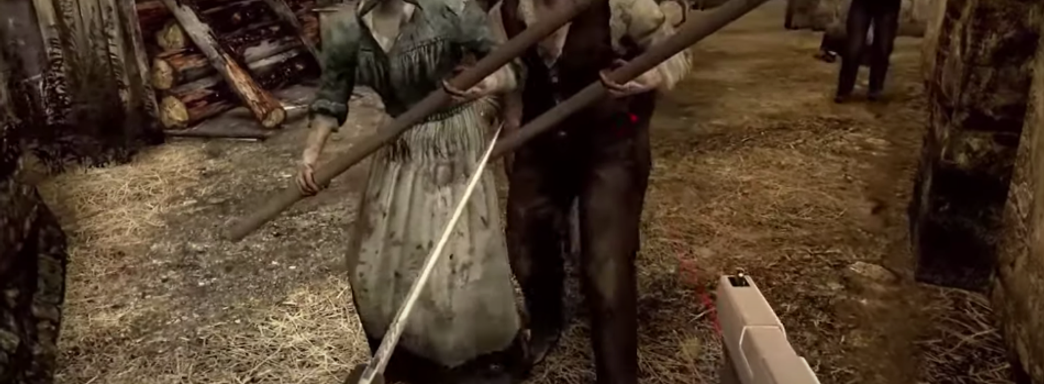 Девушки травмируют грудь при игре в Resident Evil 4 VR. Геймерша пожаловалась на синяки