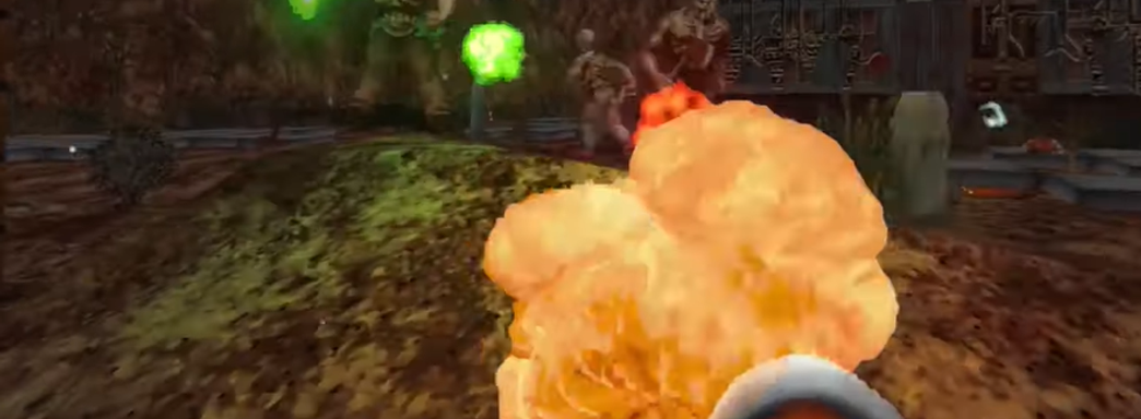 На ПК выпустили игру, объединяющую вместе шутеры DOOM и Blood