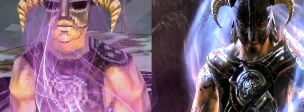 Энтузиаст занизил графику в The Elder Scrolls V: Skyrim до уровня PlayStation 1 и показал результат. Любуемся сравнением демейка с Anniversary Edition