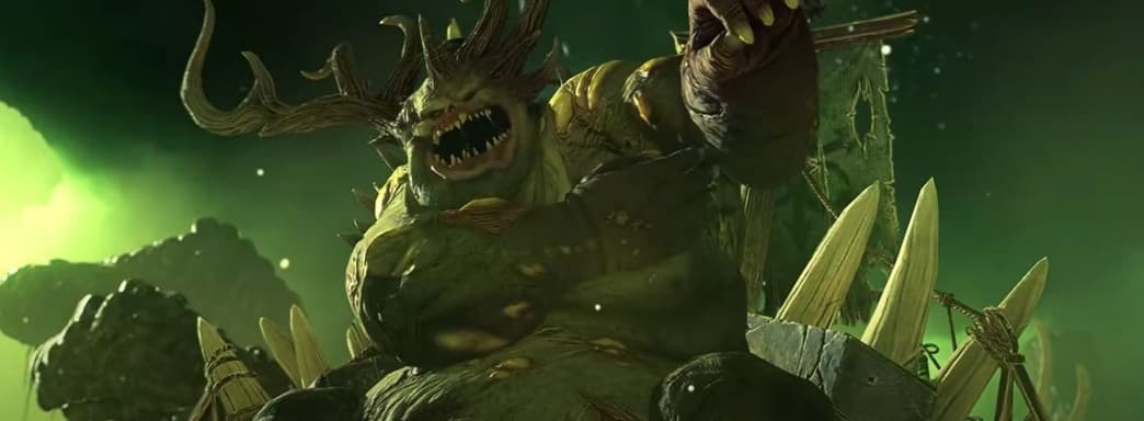 Зловонные армии бога чумы Нургла калечат людей в новом трейлере Total War: Warhammer 3