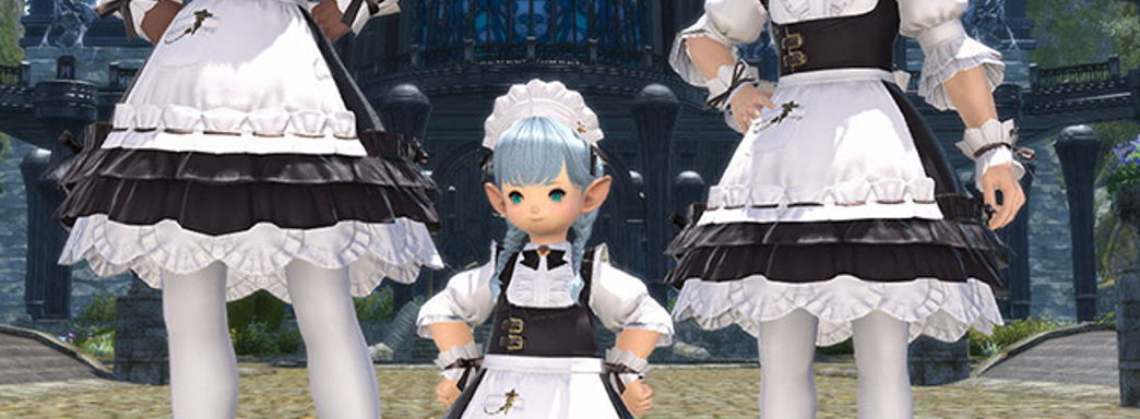 Square Enix добавила в Final Fantasy XIV мальчиков-зайчиков и отключила гендерную блокировку для униформы горничной и других нарядов