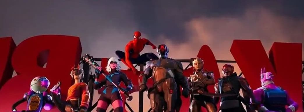 Человек-паук появится в Fortnite. Любуемся финалом второй главы