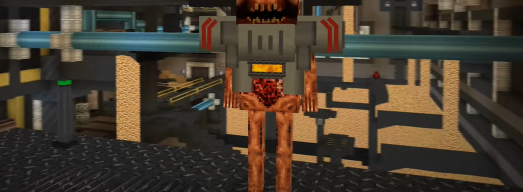 Энтузиаст выпустил DOOM на движке Minecraft. Кубический шутер DOOMED доступен бесплатно